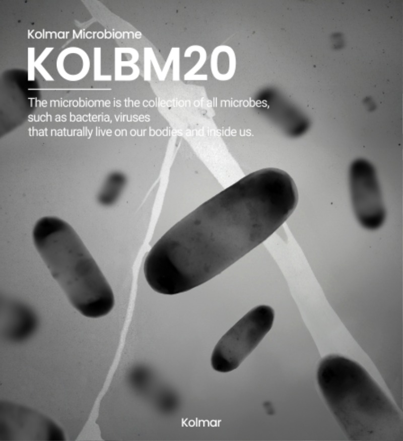 사진. 한국콜마가 전세계 최초로 발견한 마이크로바이옴 'KOLBM20'.jpg